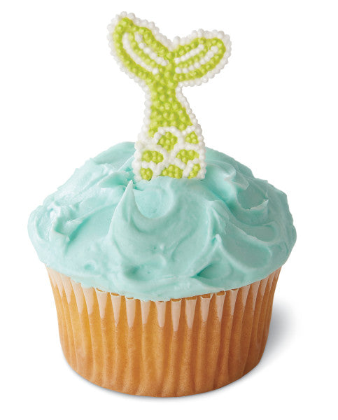 Wilton Mermaid Tail Icing Decorations, 8-Count