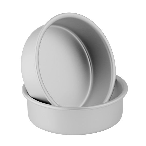 Small and Tall 6 x 2-Inch Aluminum Cake Pan Set, 2-Piece