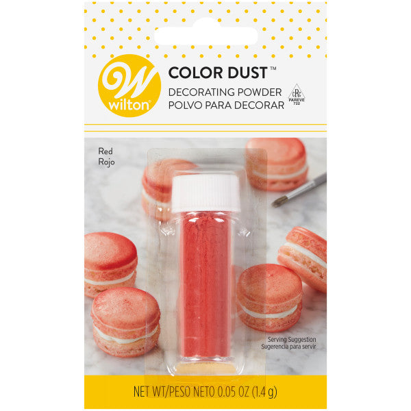 Wilton Red Color Dust, 0.05 oz.