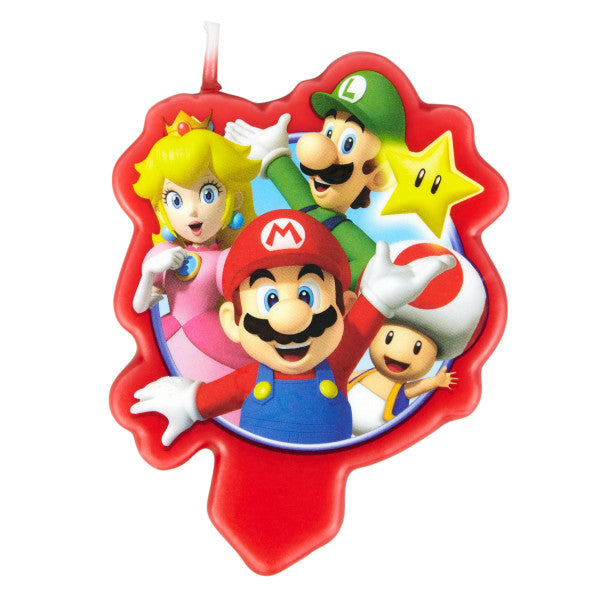 Wilton Super Mario by Nintendo Birthday Candle