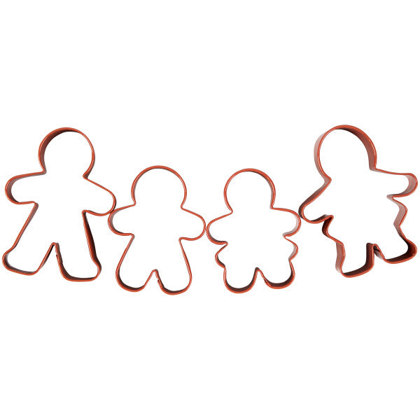 Wilton Gingerbread Family Cookie Cutter Set, 4-Piece