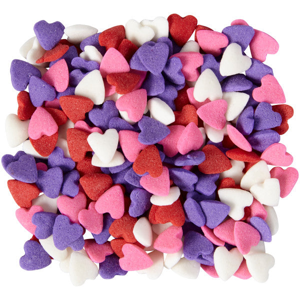 Wilton Confetti Heart Sprinkles, 3.49 oz.