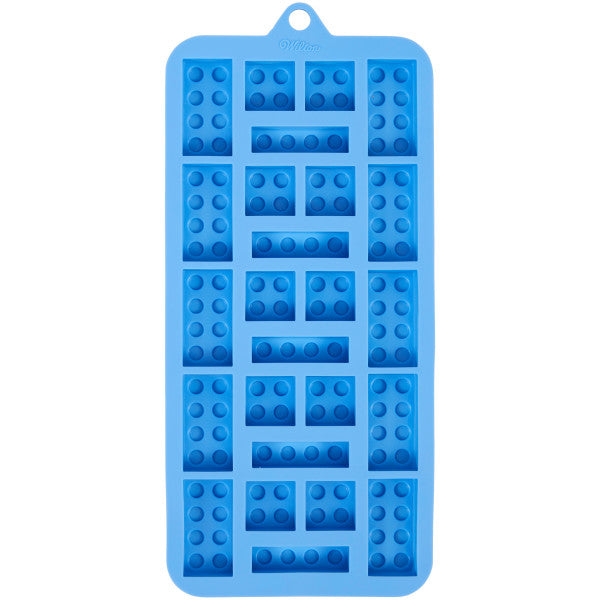 Wilton Silicone Toy Lego Bricks Candy Mold, 25-Cavity