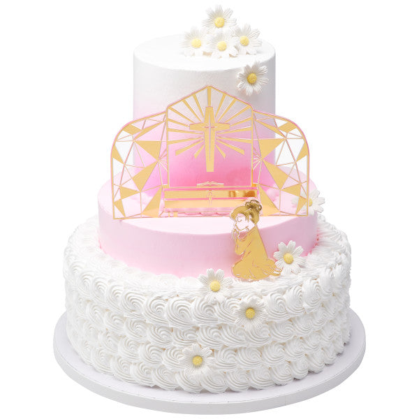 Religious First Communion Girl Set Cake Kit