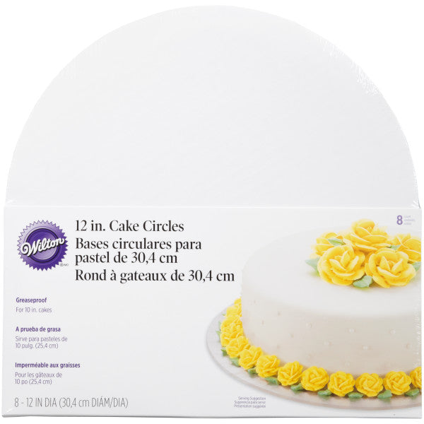 Wilton 12-Inch Round Cake Circles, 8-Count