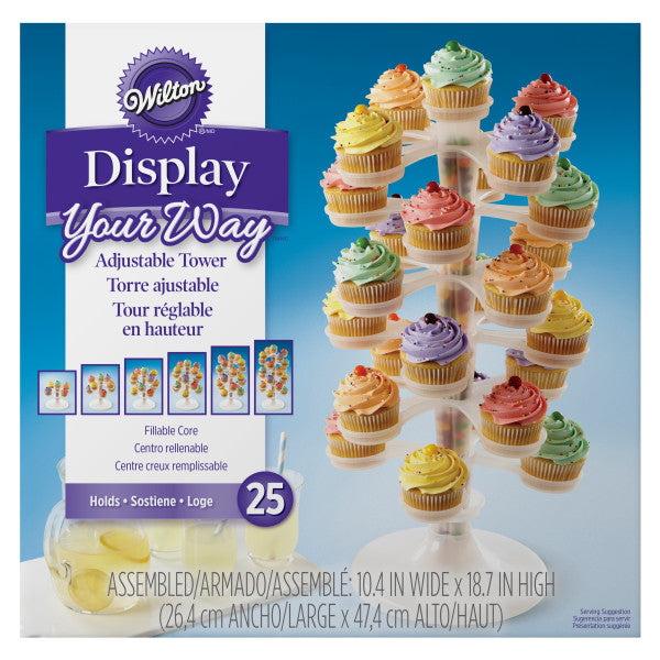 Wilton 6-Tier Cupcake Tower Stand, 18.7-Inch