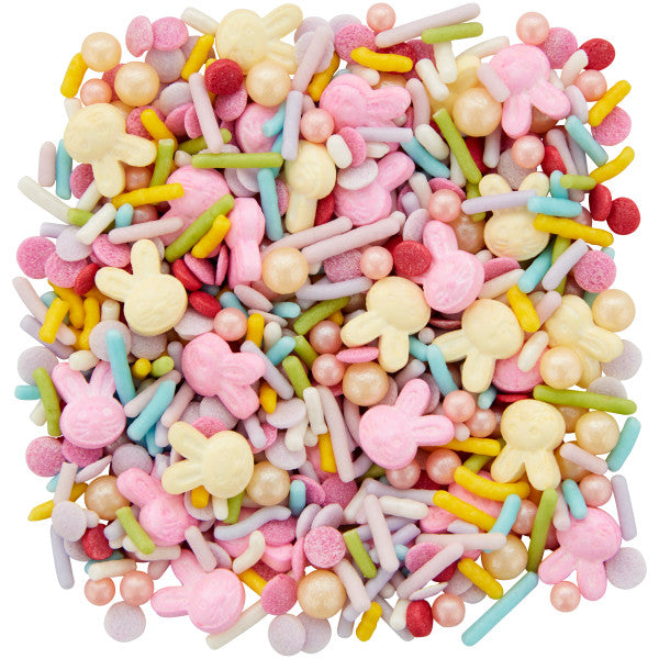 Wilton Bright Bunny and Jimmies Easter Sprinkles Mix, 3.98 oz.