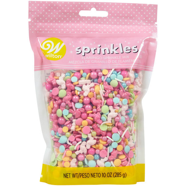 Wilton Pink Flamingo Sprinkles Mix, 10 oz.
