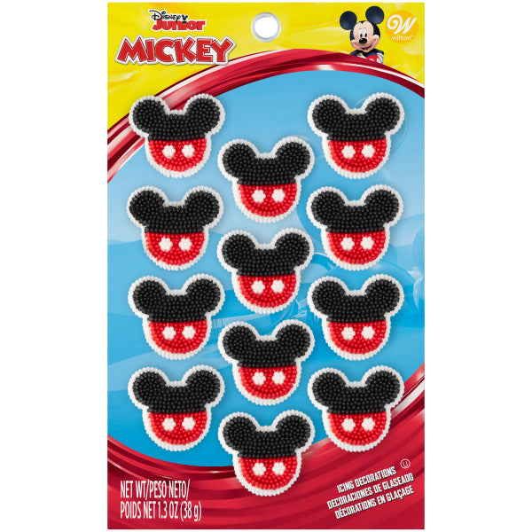 Wilton  Mickey and The Roadster Racers Icing Decorations, 12-Count