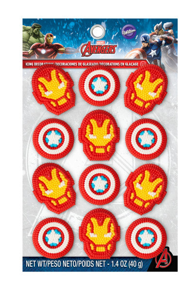 Wilton Marvel Avengers Icing Decorations, 1.4 oz.