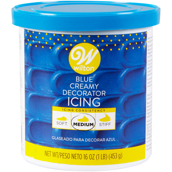 Wilton Blue Creamy Decorator Icing, 16 oz.