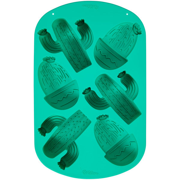 Wilton Cactus Party Silicone Mold, 6-Cavity