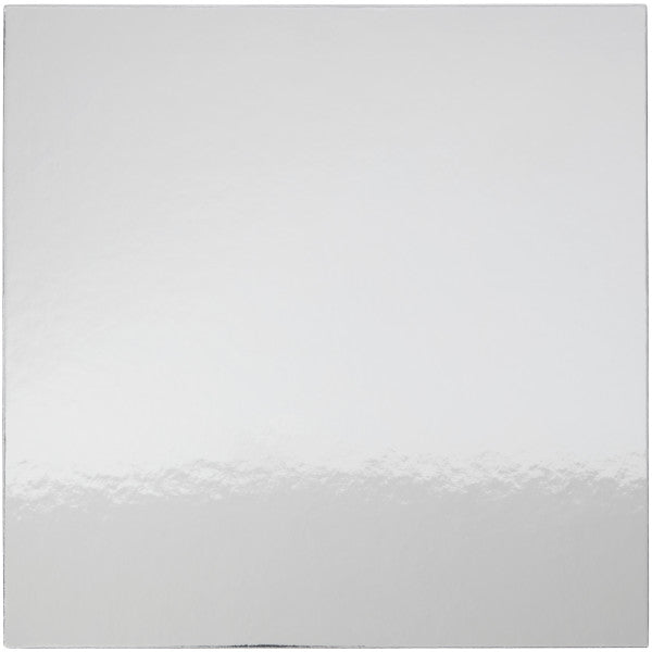 Wilton Silver 12-Inch Square Cake Platters, 5-Count