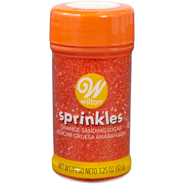 Wilton Orange Sanding Sugar Sprinkles, 3.25 oz.