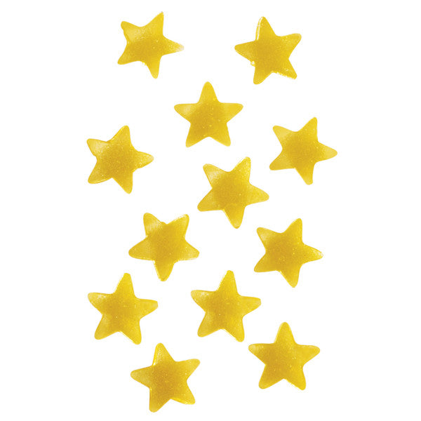 Wilton Edible Gold Glitter Star Sprinkles, 0.4 oz. — Cake and