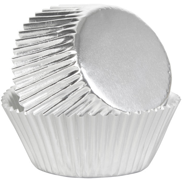 Wilton Silver Foil Cupcake Liners, 24-Count