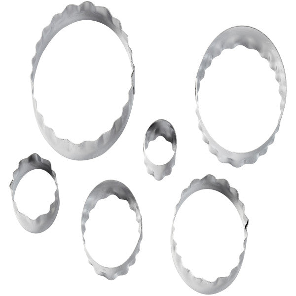 Wilton Nesting Oval Egg Fondant Cutters, 6-Count