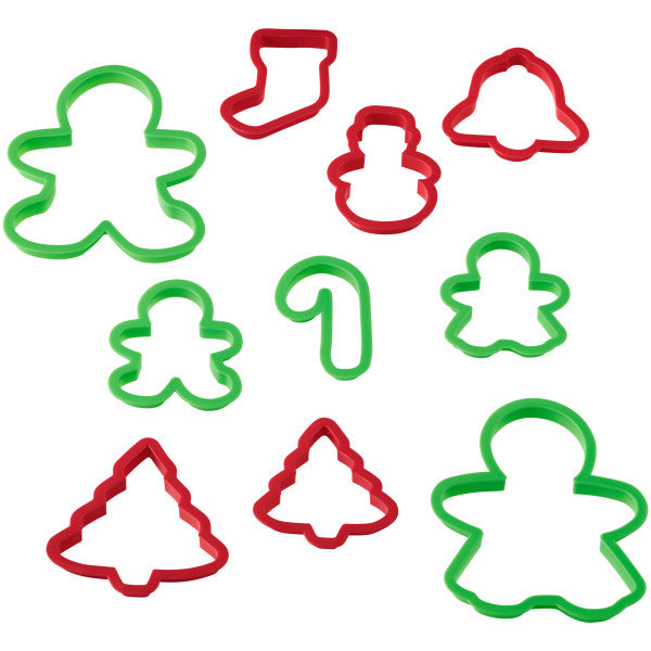 Wilton Christmas Cookie Cutters Set, 40-Piece Metal Cutters in