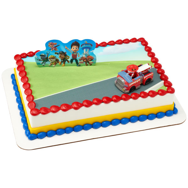 PAW Patrol Just Yelp for Help Firetruck Set Cake Kit Topper