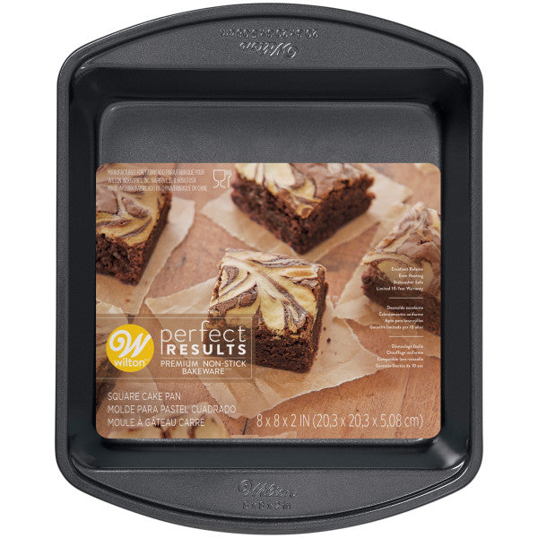 Wilton Perfect Results Square Cake Pan, 8 Inch