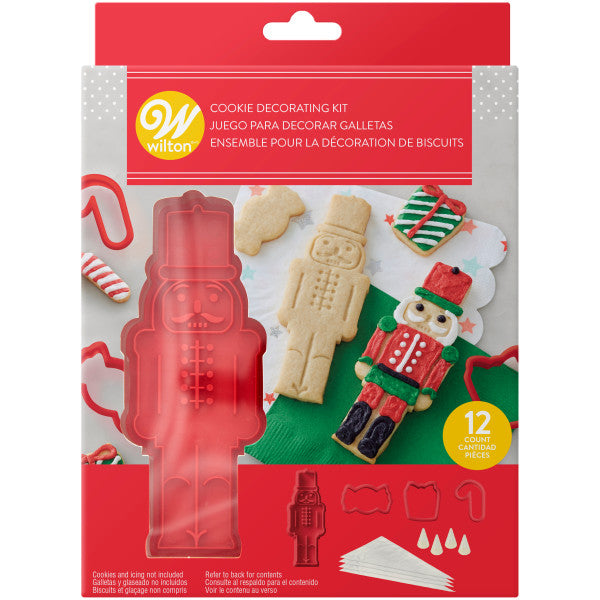 Wilton Christmas Nutcracker Cookie Decorating Kit, 12-Piece