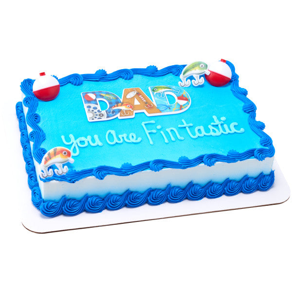 Fishing Lure and Bobbers Cupcake Cake Decorating Rings 12 set